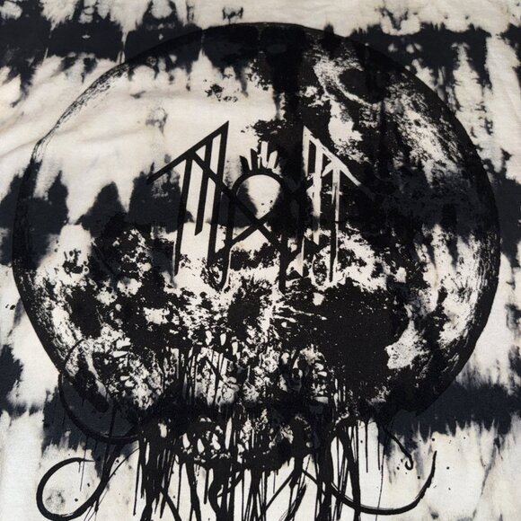 Sleep Token Back To Eden Tie-Dye Shirt Black White Tour Merch Band Tee Medium - Picture 8 of 9